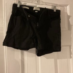 Universal thread black denim shorts